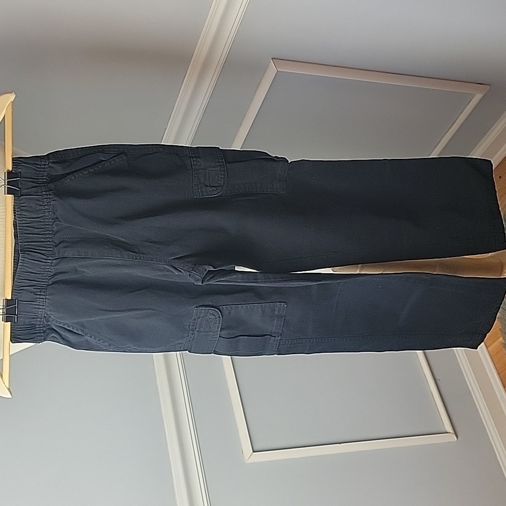 THE CHILDREN'S PLACE Black‎ Pull On Elastic Waist Cargo Pocket Casual Play Pants